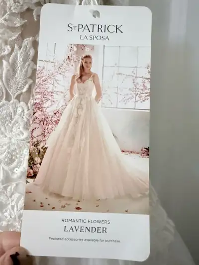 St. Patrick La Sposa “Lavender” Wedding Dress – Size 12, View more