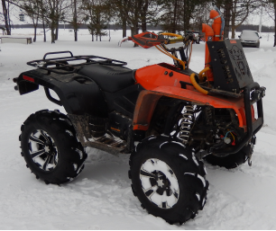 winch LED lights hitch 4x4 fuel injected very powerful machine runs good