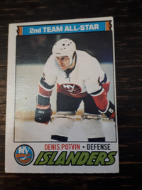 1977-78 O-Pee-Chee Hockey Denis Potvin "2nd All-Star"Card #10