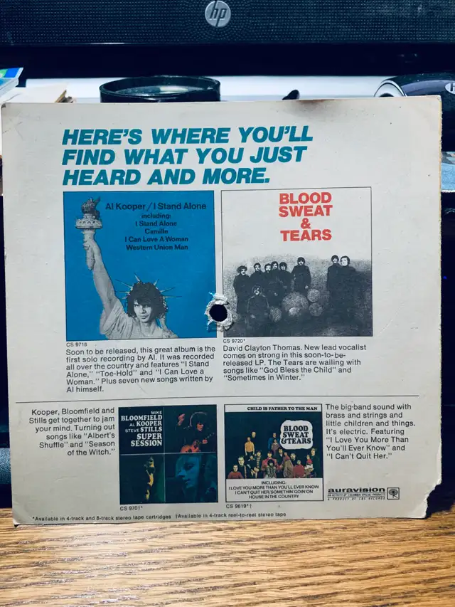Al Kooper / Blood Sweat & Tears (Flexi disc / Sampler) in CDs, DVDs & Blu-ray in Mississauga / Peel Region - Image 3