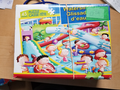 Casse tête 45 morceaux-glissade d'eau, View more