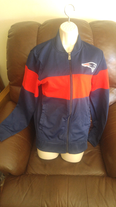 NFL New England Patriots Football Sweatshirt Jacket Size Small., View more
