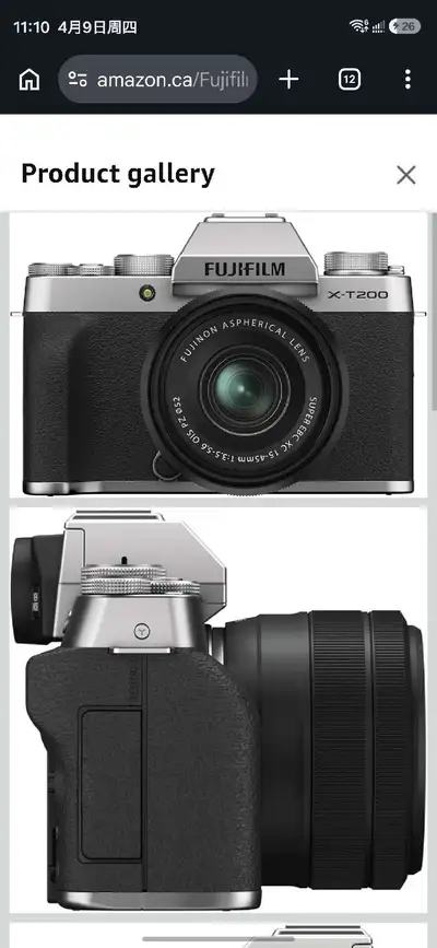 99% New!!! Barely used. CompatibleCameraMount Fujifilm X Aspect Ratio 1.27:1 SensorType CMOS File Fo...