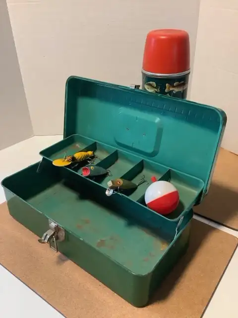 Very well used Fishing Tackle Box62863272122626121