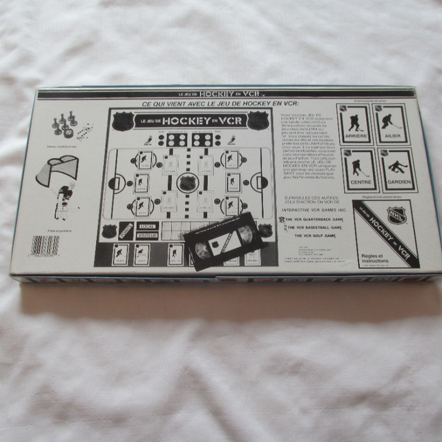 1987 LE JEU DE HOCKEY EN VCR VHS LNH INTERACTIVE VCR GAMES dans Jouets et jeux  à Laval/Rive Nord - Image 4