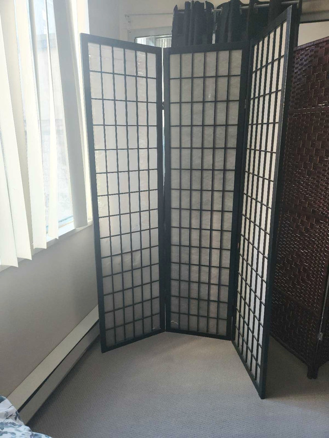 Room Divider Folding Privacy Screen Tall Partition Foldable in Multi-item in Vancouver