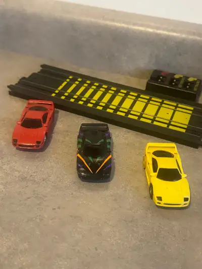 3 TYCO FERRARI F-40 SLOT CARS, View more