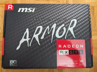 MSI Radeon RX 570 8GB Armor OC edition
