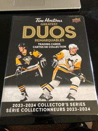 Tim hortons duos hockey set in binder with 3 sub sets mint cond