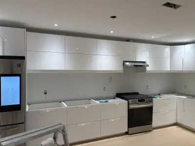 We install Ikea kitchen cabinets more than 7 years. 6477163039