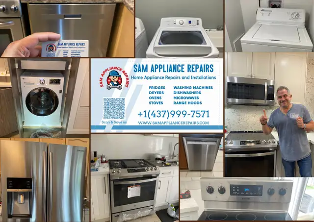 +1(437)999-7571 Appliance Repair and Installation Toronto, GTA62863716625154121
