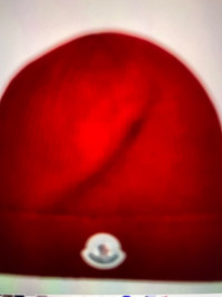 Moncler red beanie (toque) 