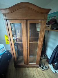 Vintage wardrobe/display case