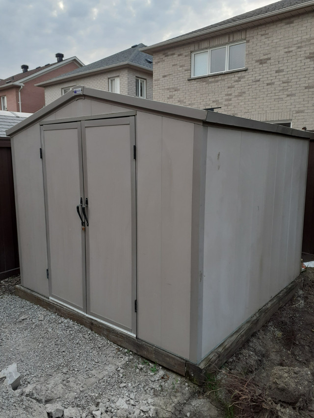 8 x8 Strong, thick wall shed, disassembled w instructions in Outdoor Tools & Storage in City of Toronto