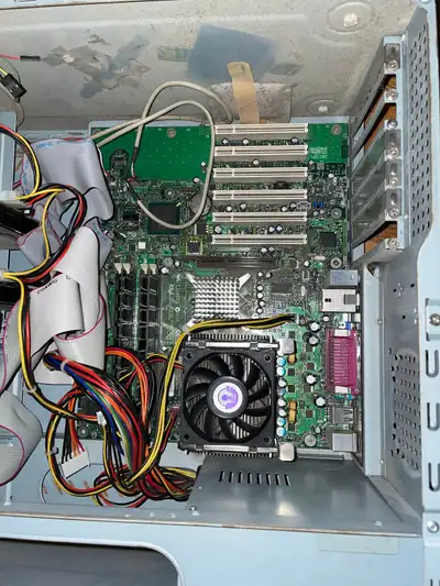 Old Motherboard+CPU+RAM from 2001, View more