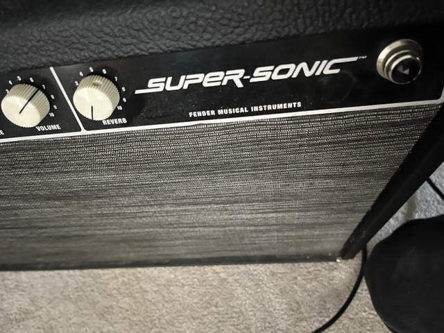 Fender Super Sonic Professional Combo Tube Amplifier: Mint in Amps & Pedals in Calgary - Image 2
