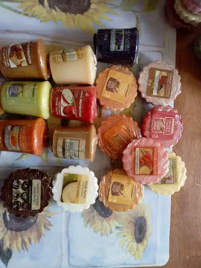 Yankee Candle lot of wax tarts and votive candles: Food scents, View more