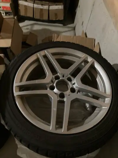 Mercedes Benz C-class rims and Yokohama Ice Guard winter tires 225/45/R17 $650 647-8252903