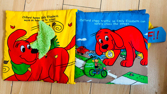 Fabric Book for kids/babies, hang in car seat/ crib, washable in Comics & Graphic Novels in Mississauga / Peel Region - Image 2