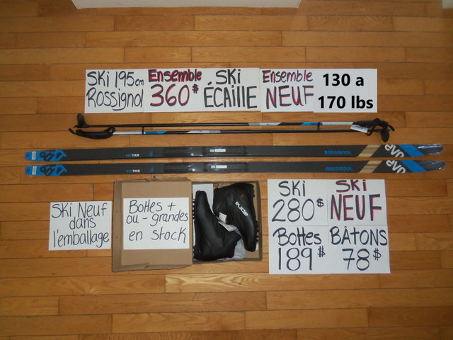 Ensembles de ski de fond écaille ENSEMBLES NEUF dans Ski  à Drummondville - Image 3