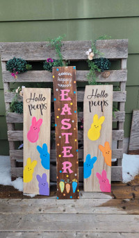 EASTER SIGNS, GNOMES 