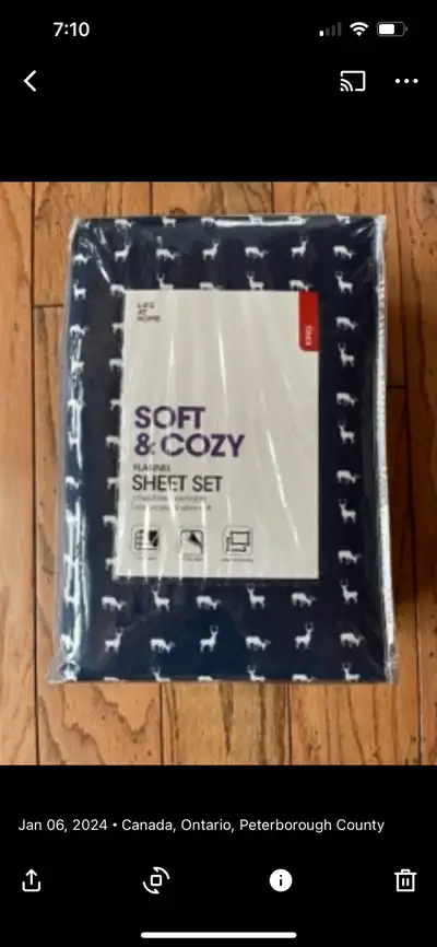 King Size Flannel Sheet Set, View more