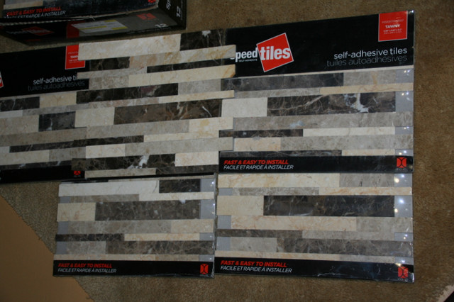 KITCHEN BACK SPLASH or NATURAL STONE WALL COVERING Peel 'n Stick in Home Décor & Accents in Winnipeg - Image 3
