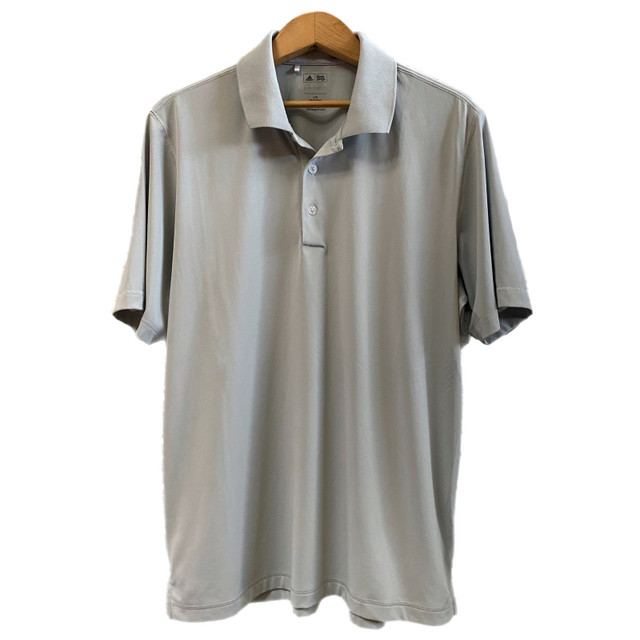 Men’s Large Adidas Pure Motion Golf Shirt  - Dove Grey in Golf in Winnipeg