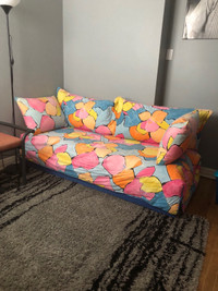 Bunk bed converts to sofa,