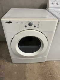 Amana white front load electric dryer 
