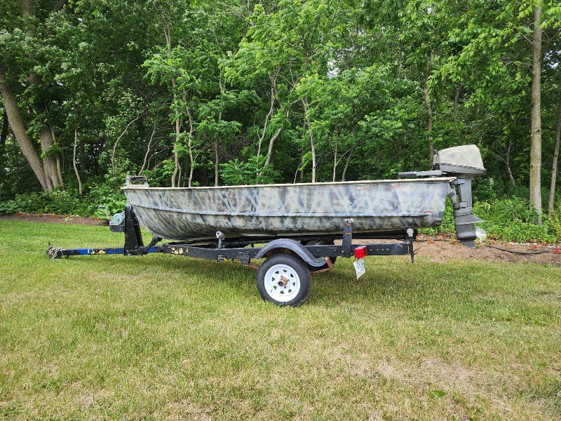 12ft lund and trailer with 8hp mariner Personal Watercraft Norfolk