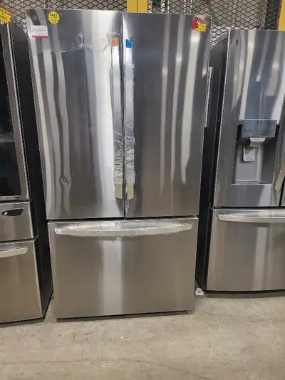 This is a new LG 36-inch refrigerator, perfect for any modern kitchen. It boasts a spacious interior...