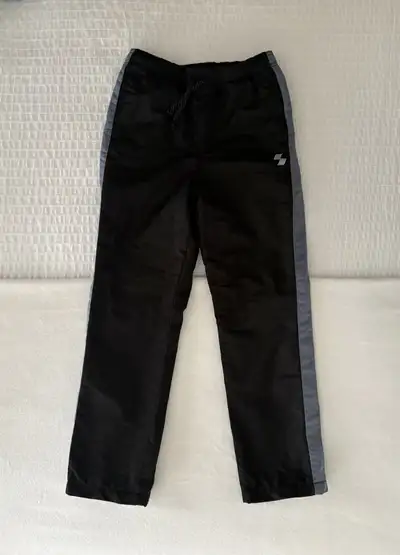 Boys Lightweight Insulated Black Sport / Snow Pants - Size 14, View more
