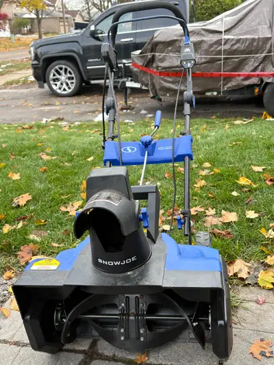 Electric snow blower, View more