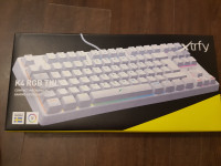 XTRFY K4 TKL RGB White Mechanical Keyboard