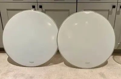 Two Premier 24" Bass Drum Heads, View more