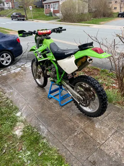 2002 kdx220 had whole engine just rebuilt over the summer new front and rear breaks 3500obo or trade...