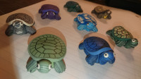 Handmade Resin Turtles