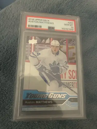 Auston Matthews Young Guns PSA 10 Gem  $1250, View more