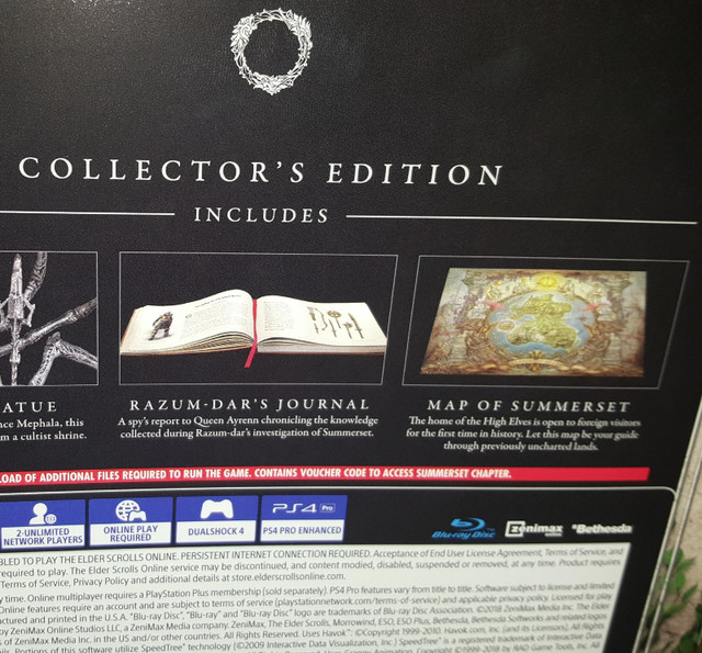 The Elder Scrolls Online: Summerset Map and Journal in Sony Playstation 4 in Calgary - Image 4