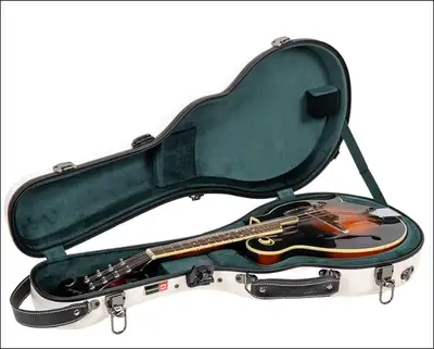 Crossrock Fiberglass Mandolin Case, A/F Style,, View more