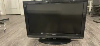 TV with HDMi option. 32inch.Works great as Monitor or with cable TV. I can give you HDMI cable as we...