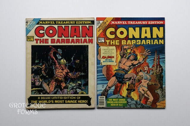 Conan The Barbarian Marvel Treasury Edition #4, 15, 19 & 23 BD dans Bandes dessinées  à Laval/Rive Nord - Image 2
