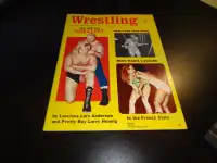 Wrestling mounthly  magazine vintage 1971 to 1972   wwf wwe edou