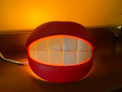 Vintage Ikea Flabb Smile Wall Lamp/Light Pop Art Smile Teeth Light. The mouth can be adjusted and ca...