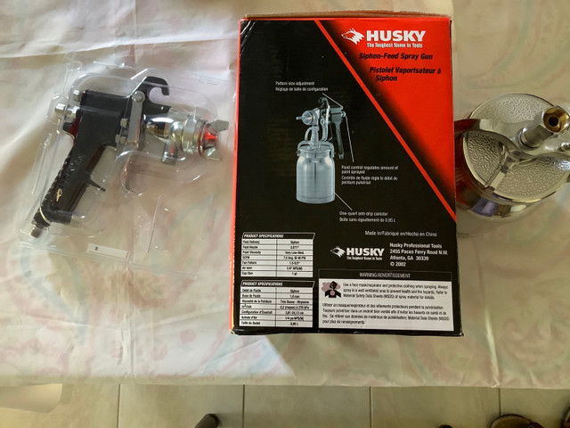 Never use husky siphon feed spray gun in Hand Tools in Guelph - Image 2