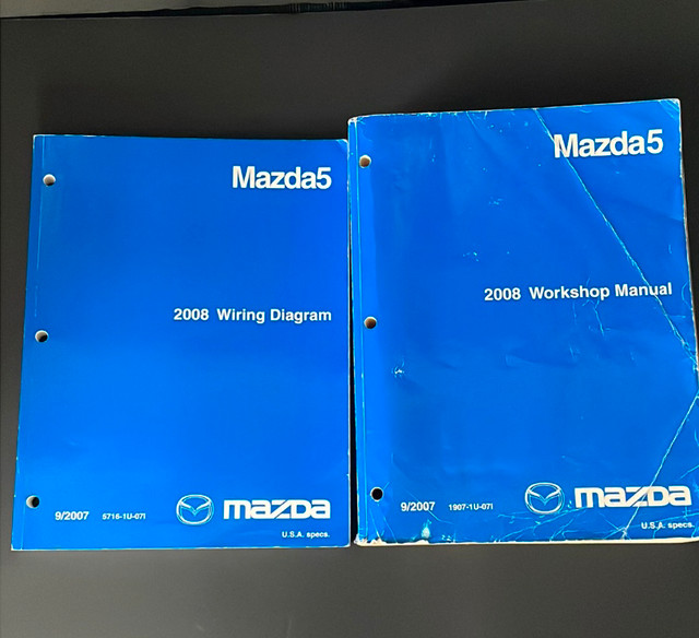 Mazda Workshop & Wiring Diagram Repair Manuals Automotive Books in Other in Sudbury