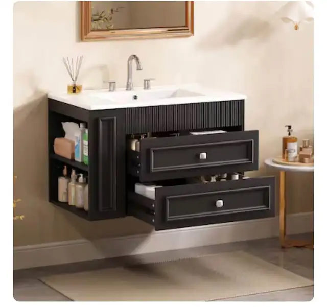 Vanité de salle de bain; 30'' bathroom Vanity with drawer in Bathwares in Laval / North Shore - Image 2