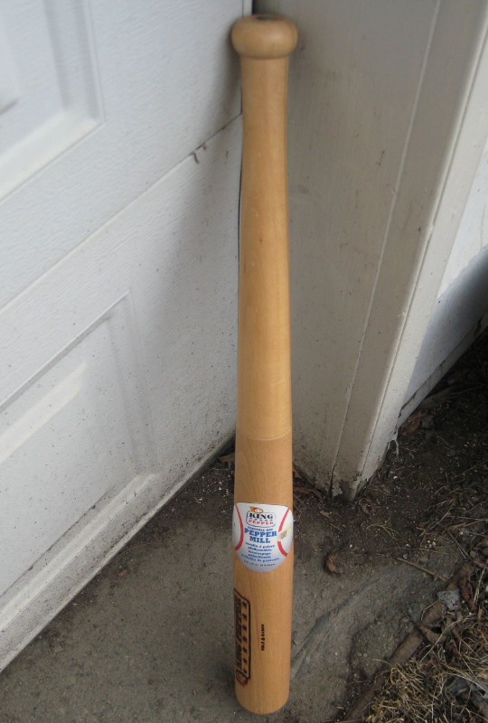 Brand New Cole & Mason King Pepper Mill Grinder Baseball Bat in Baseball & Softball in Sudbury