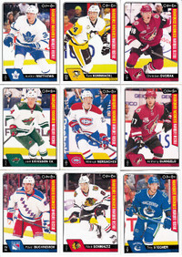 2016-17 O-PEE-CHEE OPC SERIE COMPLETE 1-710 + PLAYING CARDS + V